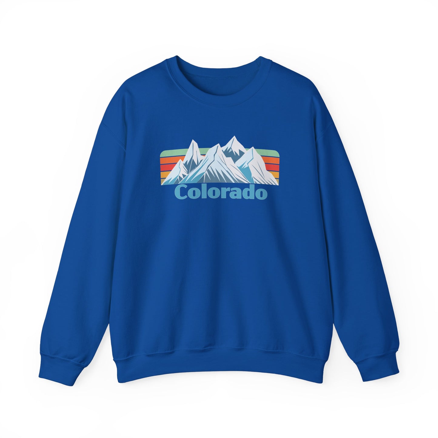 Colorado Mountains Sunset Fade Sweatshirt