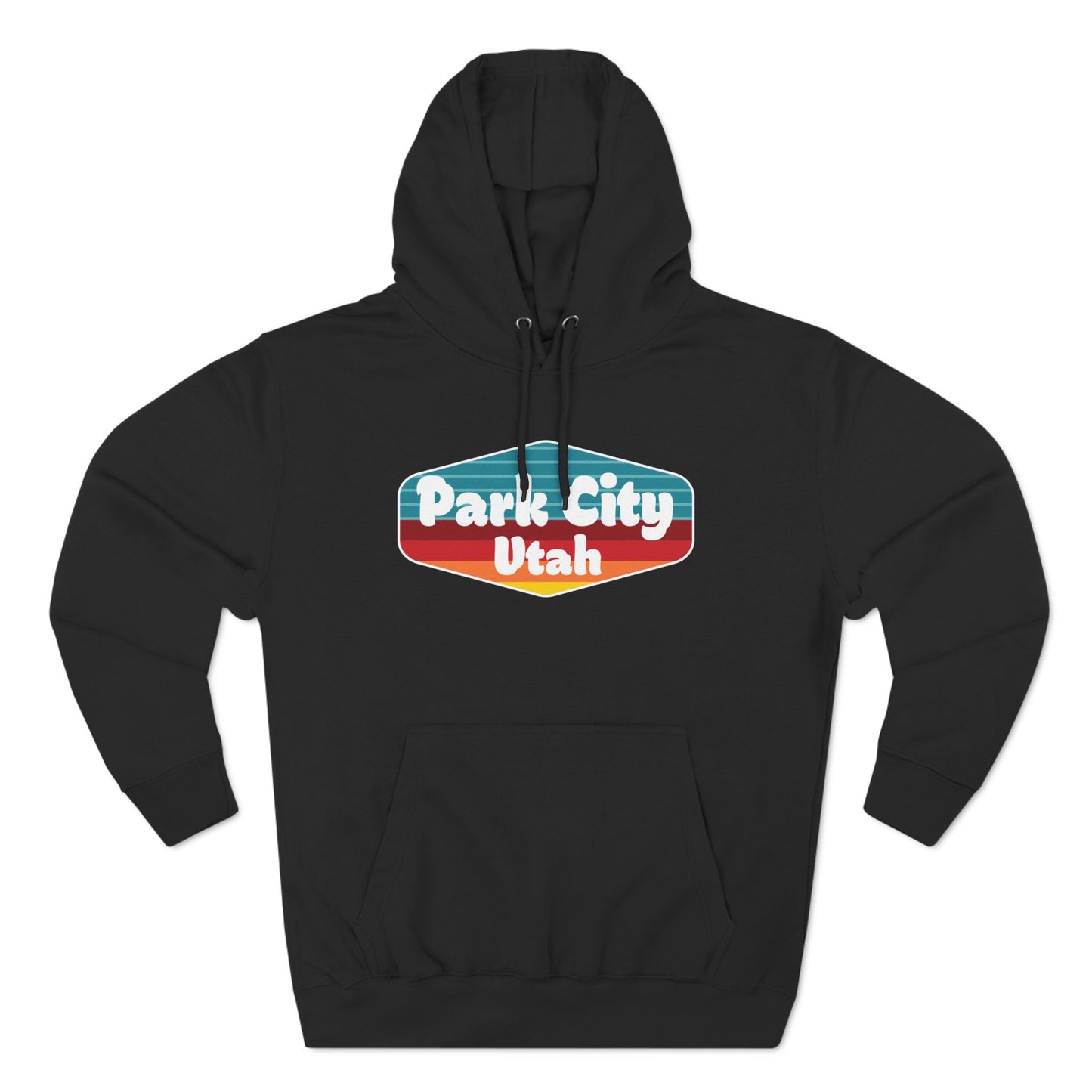 Park City Utah Sign Fleece Hoodie