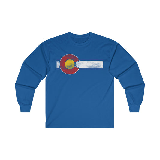 Original Colorado Flag Ultra Cotton Long Sleeve Tee