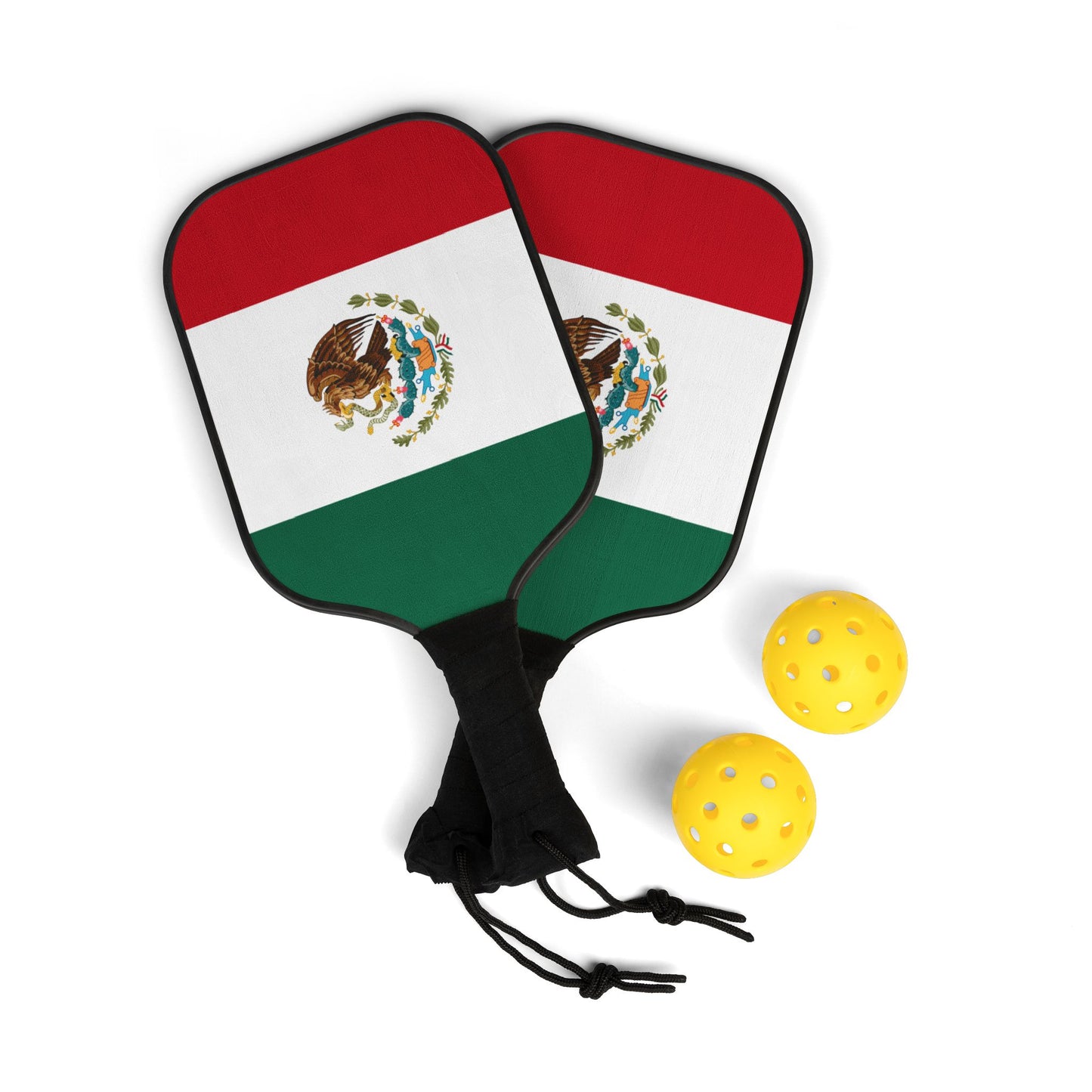 Mexico Flag Pickleball Kit