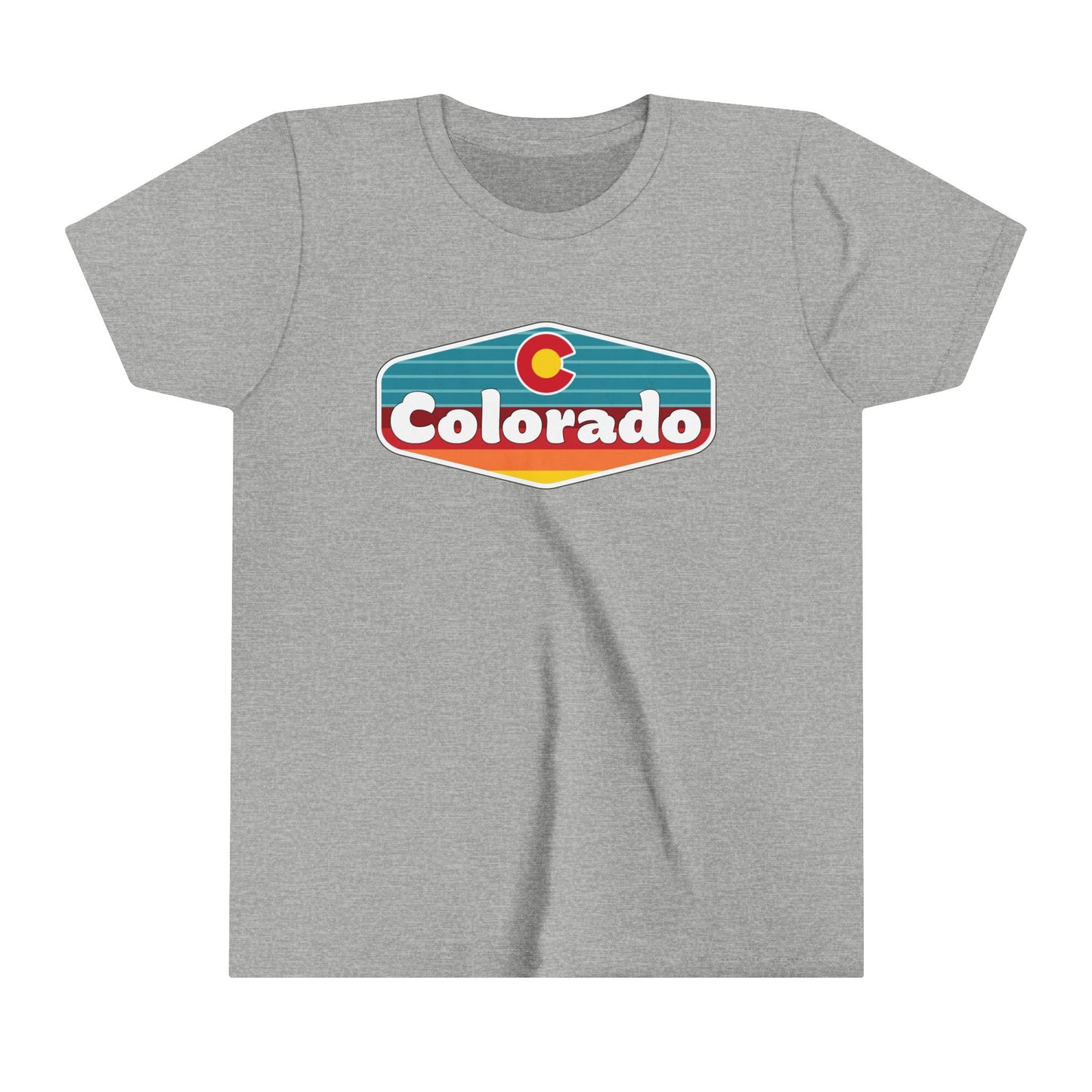 Youth Colorado Flag Sunset Short Sleeve Tee