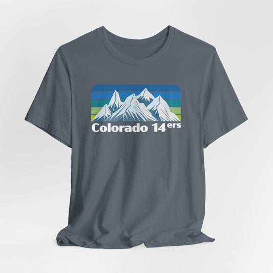 Colorado 14ers Fade Short Sleeve T Shirt