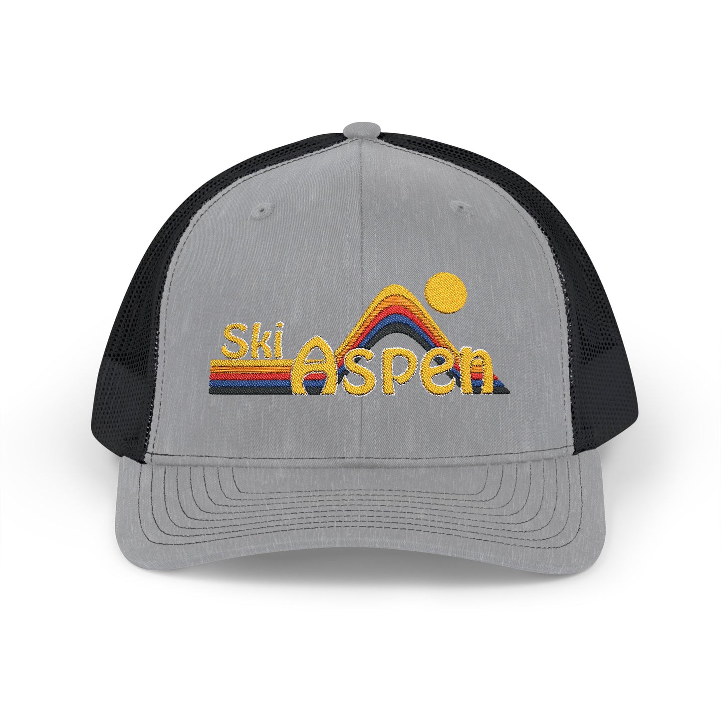 Ski Aspen Retro Snapback Trucker Hat