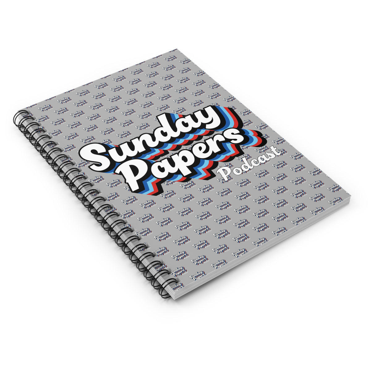 Sunday Notebook Sunday Papers Podcast Spiral Notebook – theflagspot.com