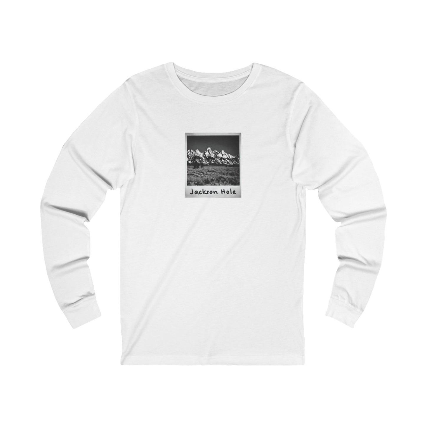 Jackson Hole Tetons Photo Long Sleeve T Shirt