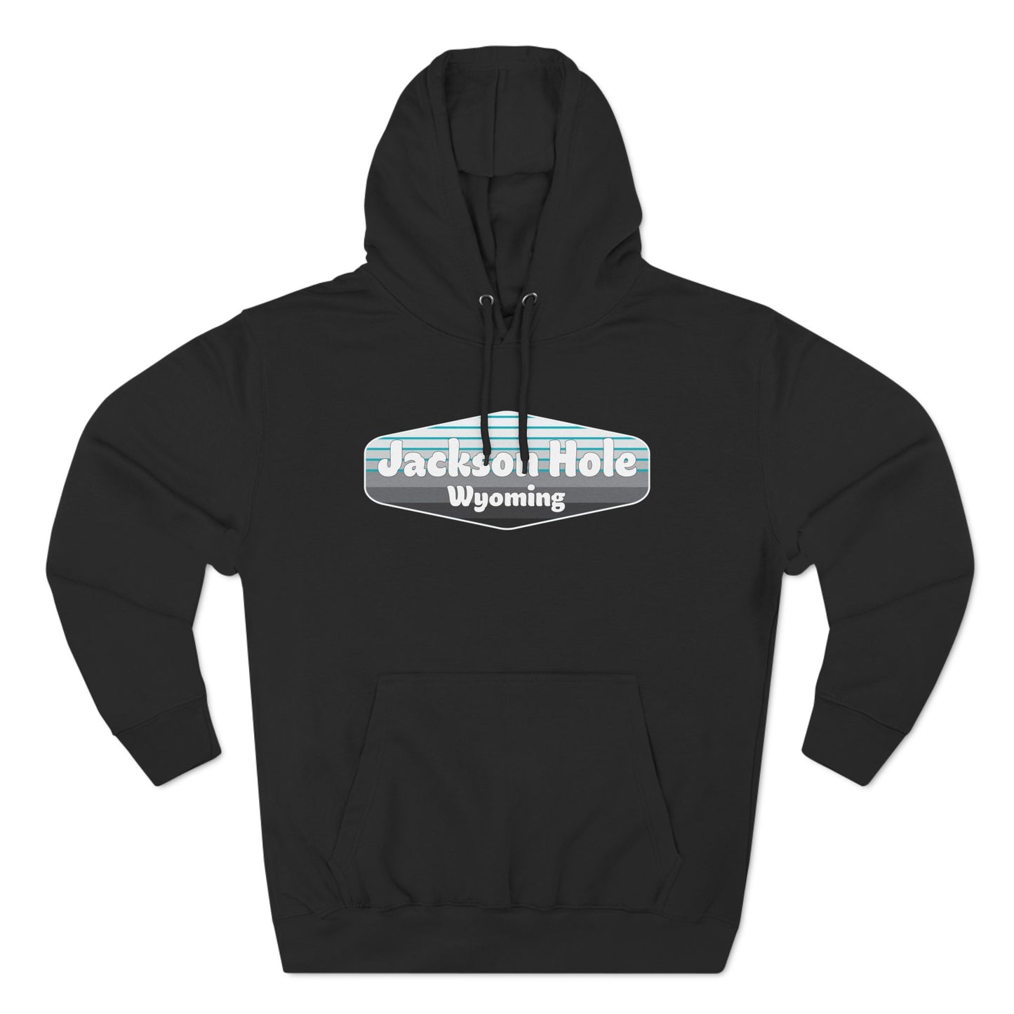 Jackson Hole Wyoming Sign Midnight Hoodie