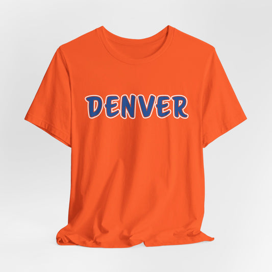 Denver Throwback Orange and Blue