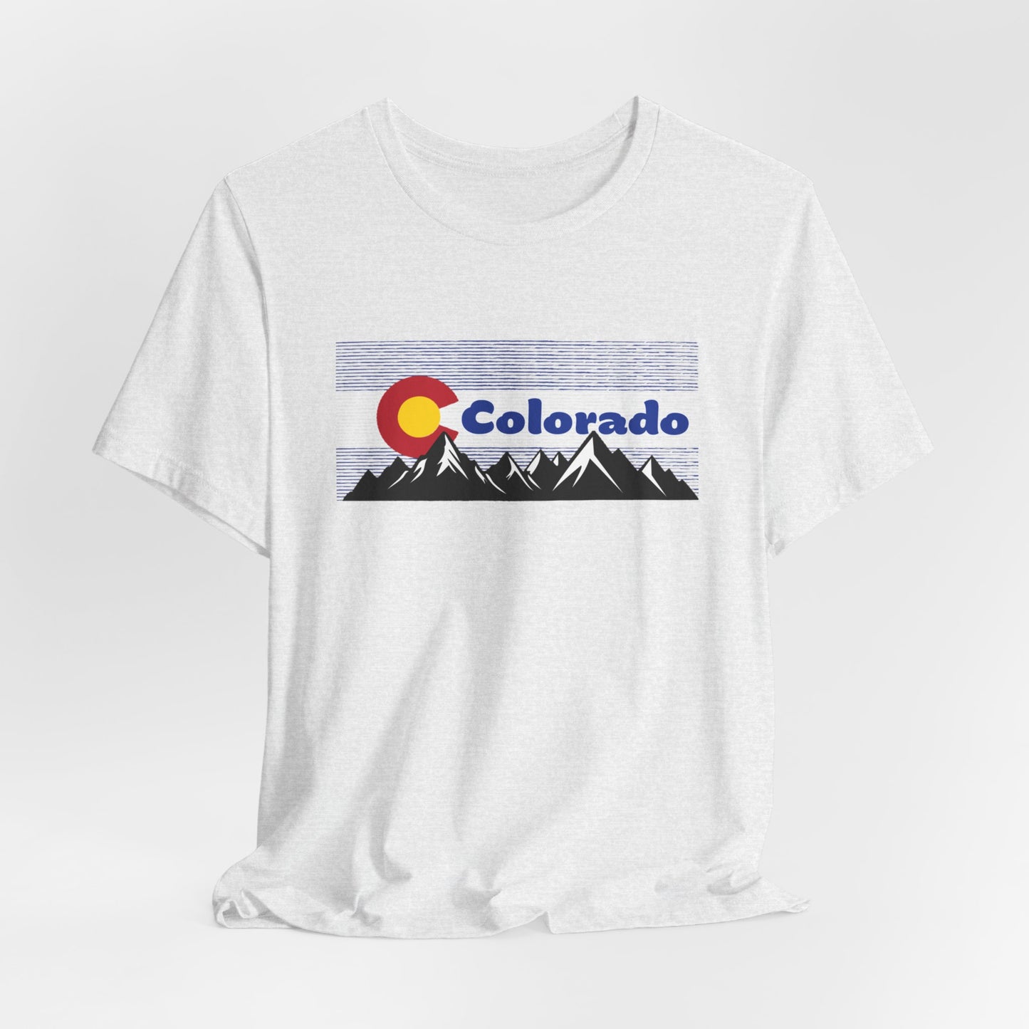 Colorado Flag Mountains Short Sleeve Tee