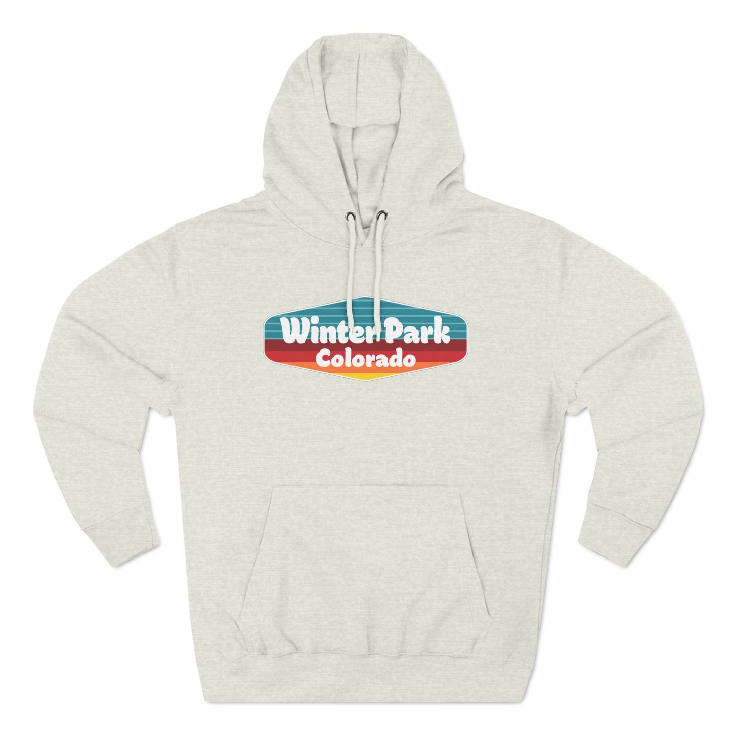 Winter Park Colorado Sign Fleece Hoodie