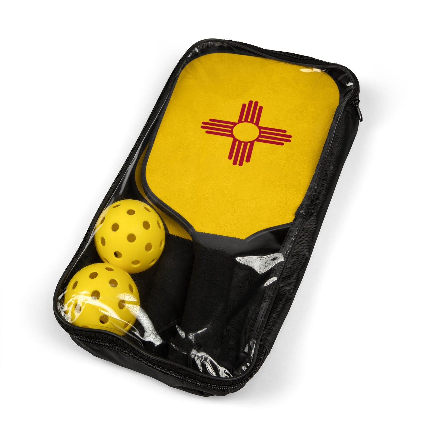 New Mexico Flag Pickleball Kit