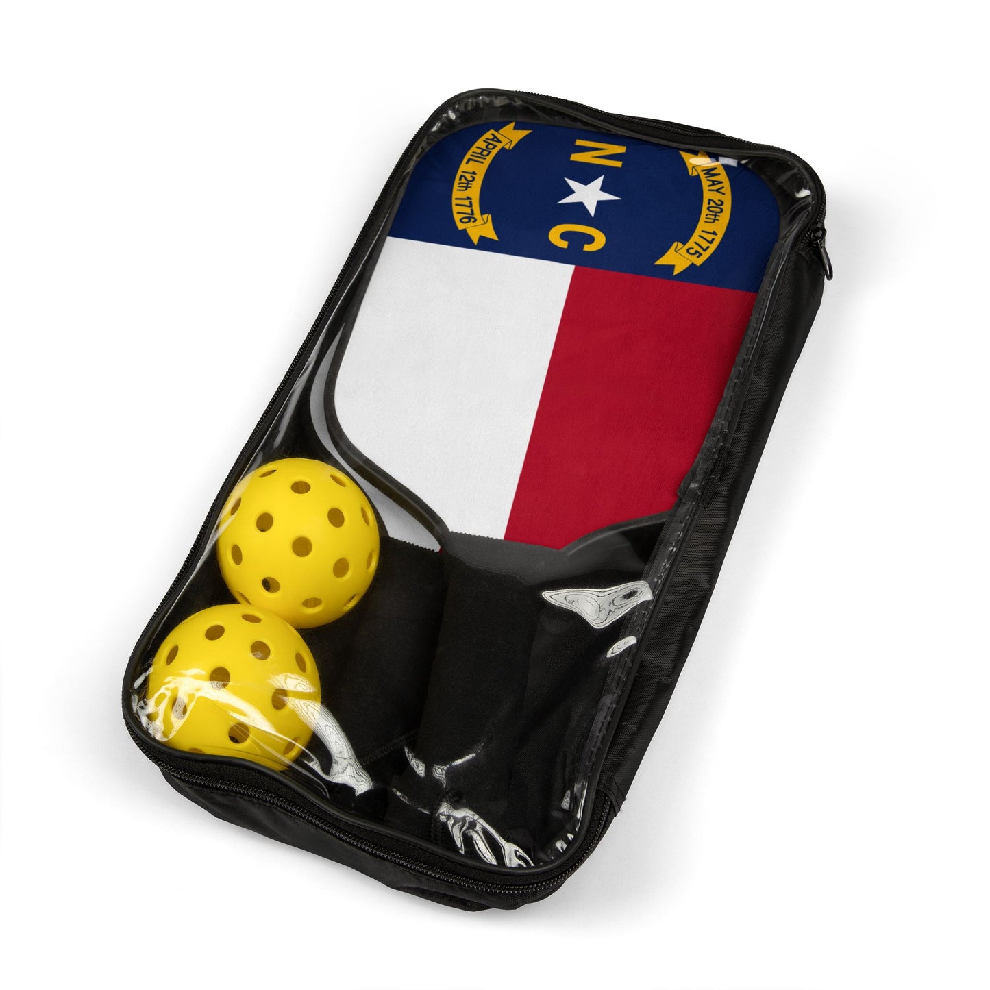 North Carolina Flag Pickleball Kit