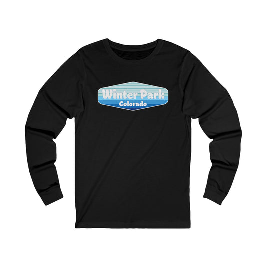 Winter Park Colorado Sign Sky Long Sleeve T Shirt