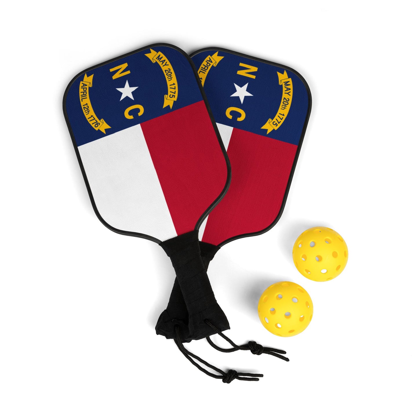 North Carolina Flag Pickleball Kit