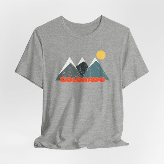 Colorado Peaks Distressed T Shirt