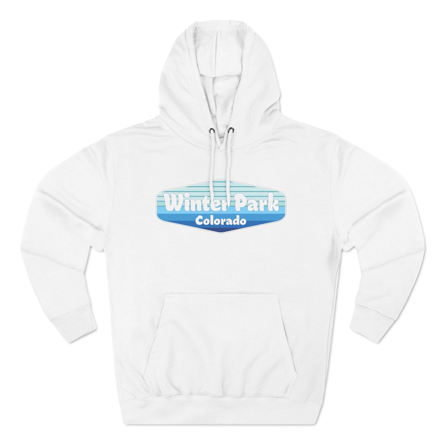 Winter Park Colorado Sign Sky Hoodie