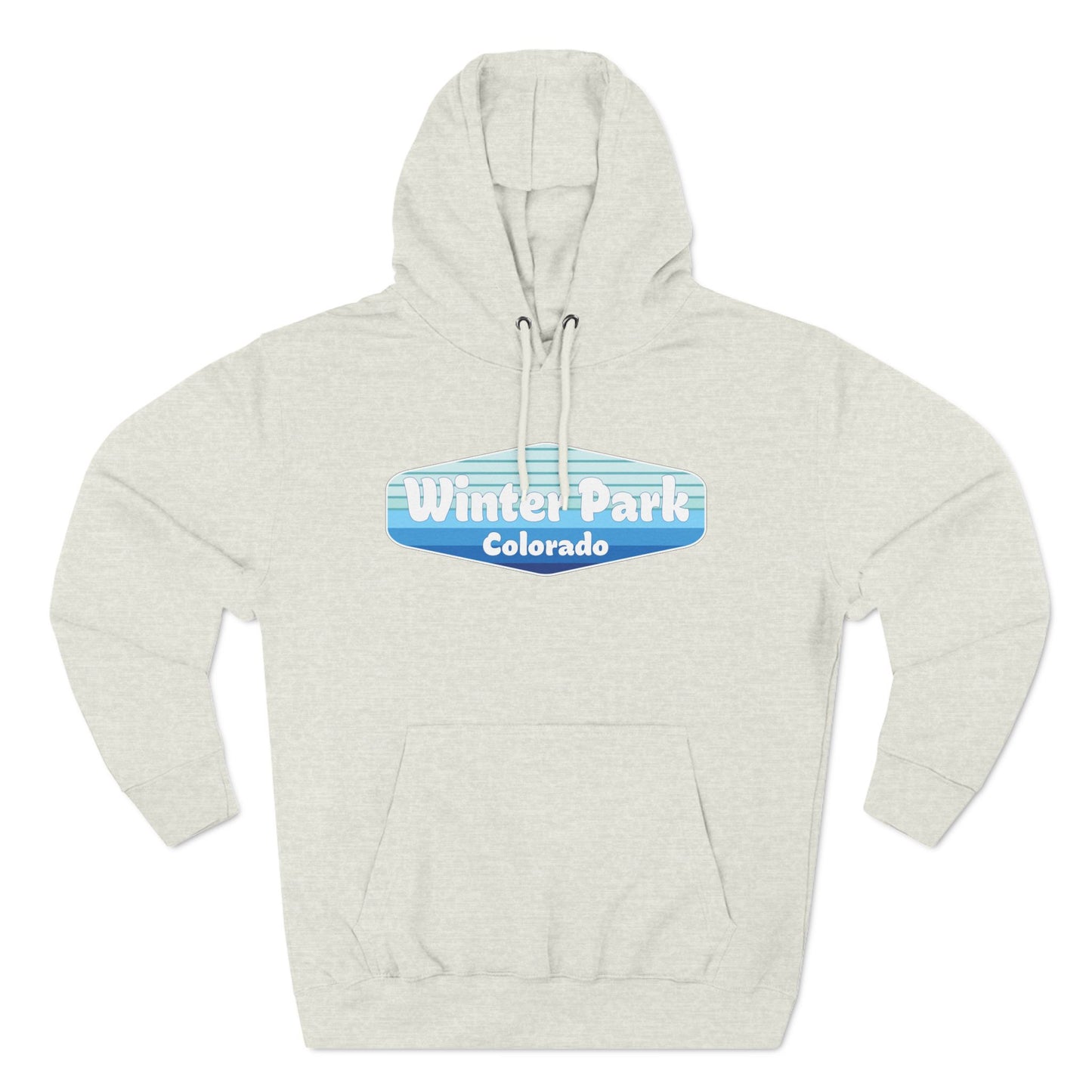 Winter Park Colorado Sign Sky Hoodie