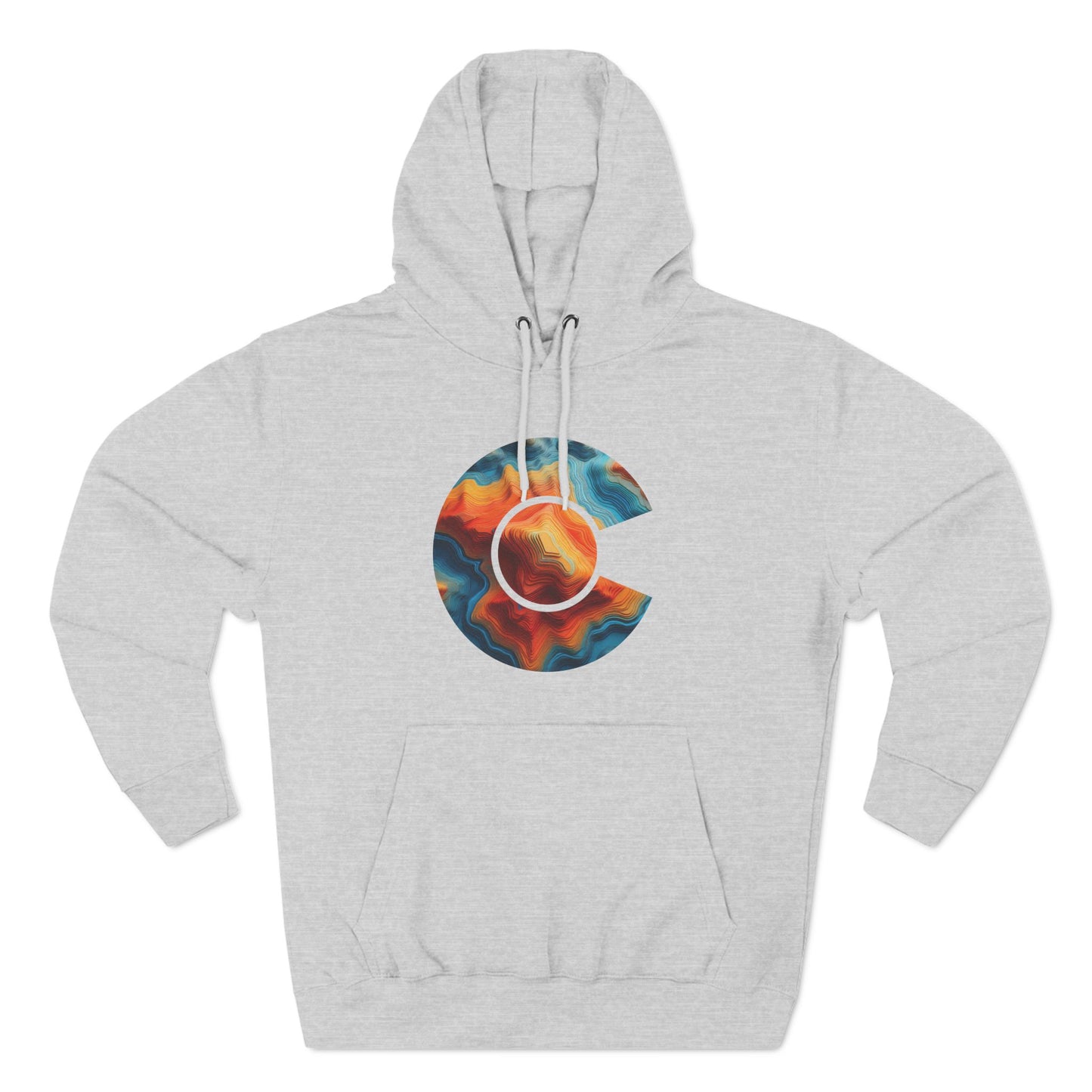 Colorado Topo Map Hoodie