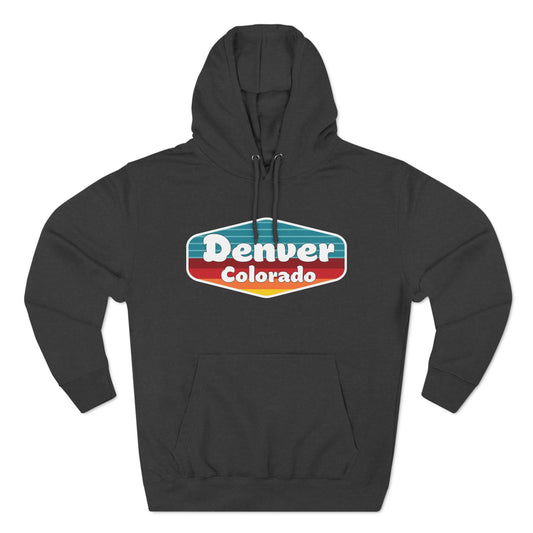 Denver Colorado Sign Fleece Hoodie