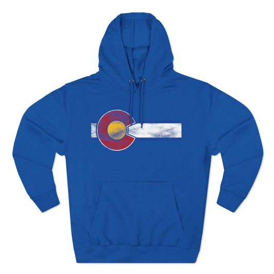 Original Colorado Flag Fleece Hoodie