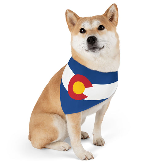 Colorado Flag Pet Bandana Collar