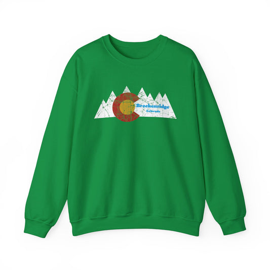 Breckenridge Colorado Peaks Crewneck Sweatshirt