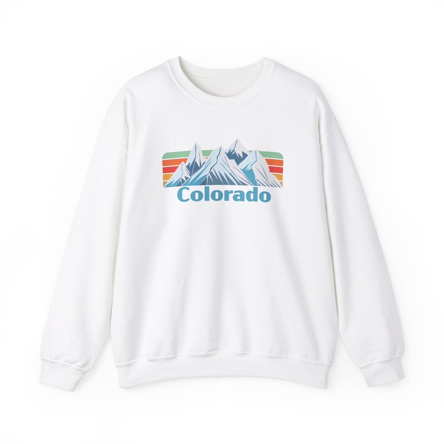 Colorado Mountains Sunset Fade Sweatshirt