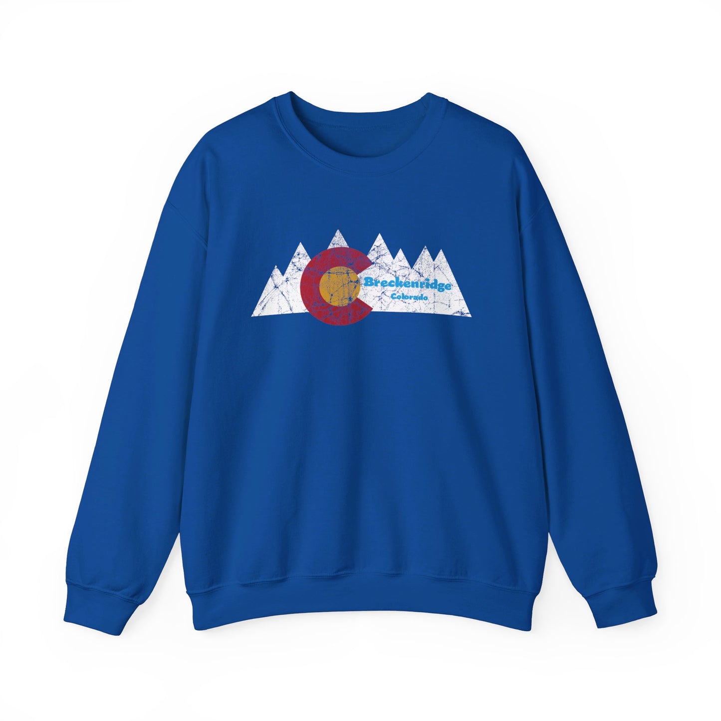 Breckenridge Colorado Peaks Crewneck Sweatshirt