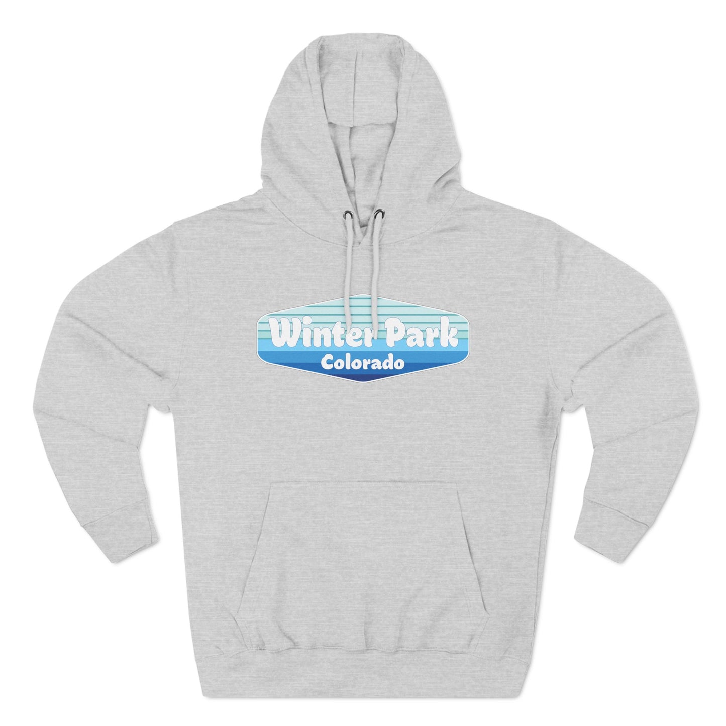 Winter Park Colorado Sign Sky Hoodie