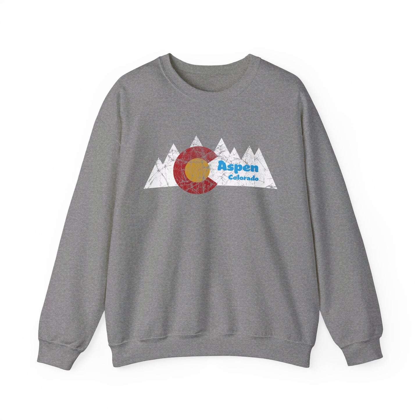 Aspen Colorado Peaks Crewneck Sweatshirt