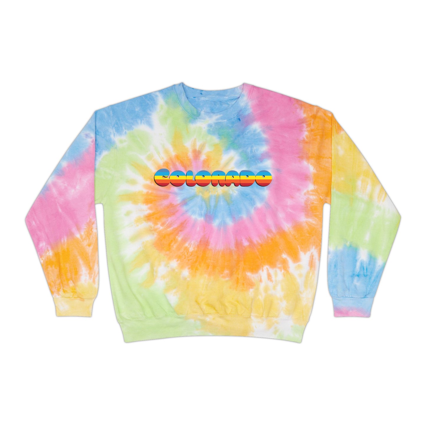 Colorado Bubble Tie-Dye Sweatshirt Unisex