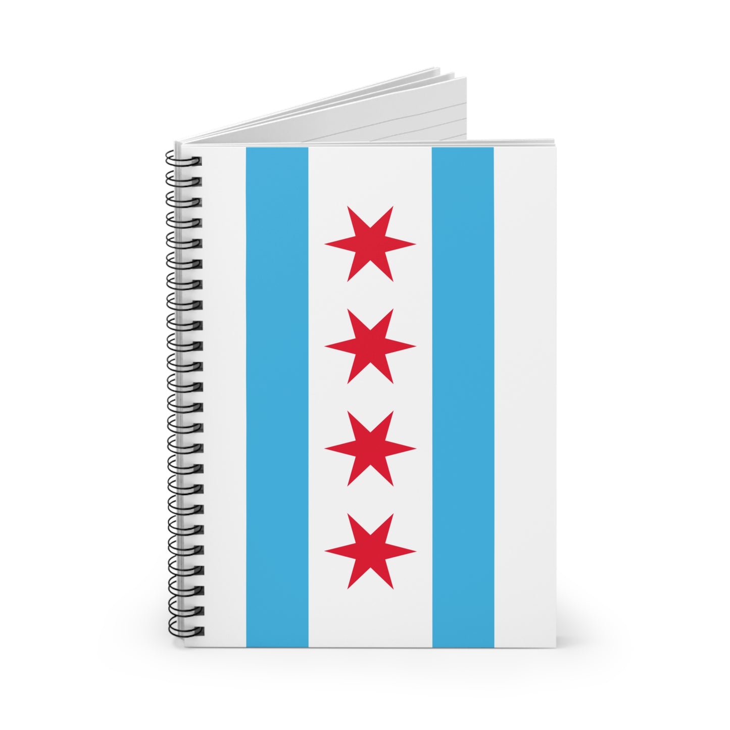 Chicago Flag Spiral Notebook