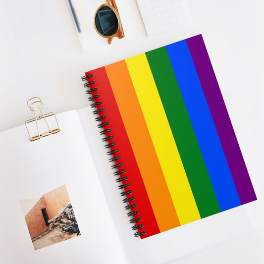 Pride Flag Spiral Notebook