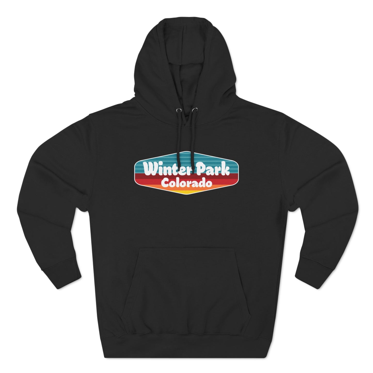 Winter Park Colorado Sign Fleece Hoodie