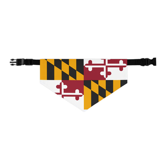 Maryland Flag Pet Bandana Collar