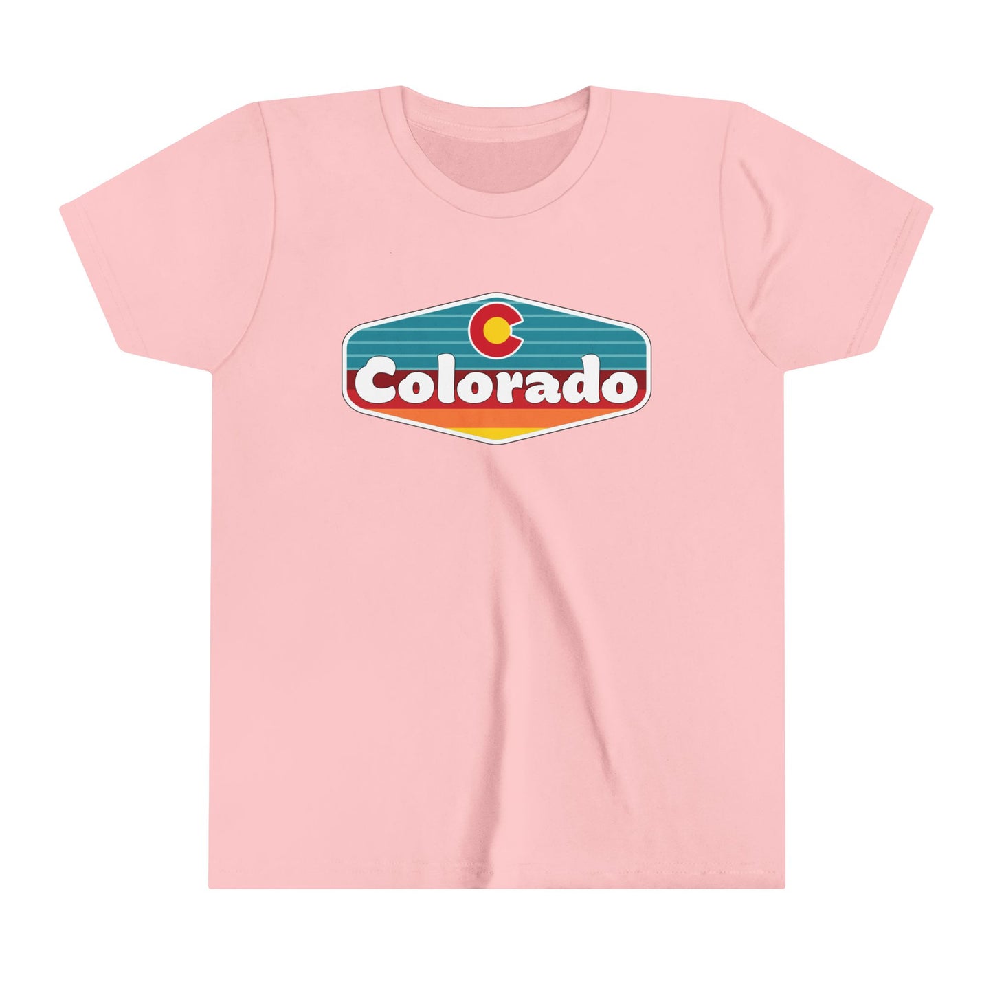 Youth Colorado Flag Sunset Short Sleeve Tee