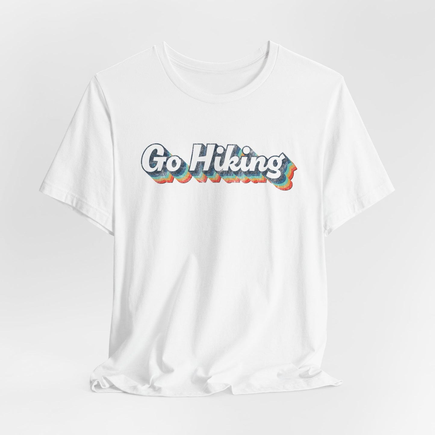 Go Hiking Vintage Short Sleeve T Shirt