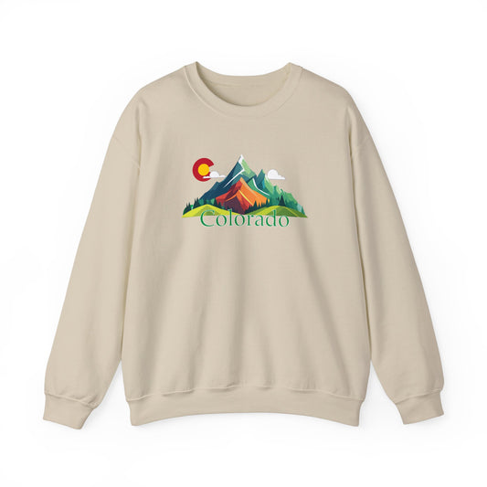 Colorado Summer Mountains Sweatshirt