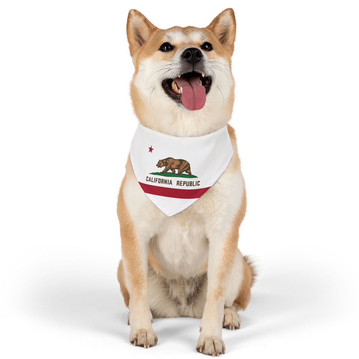 California Flag Pet Bandana Collar