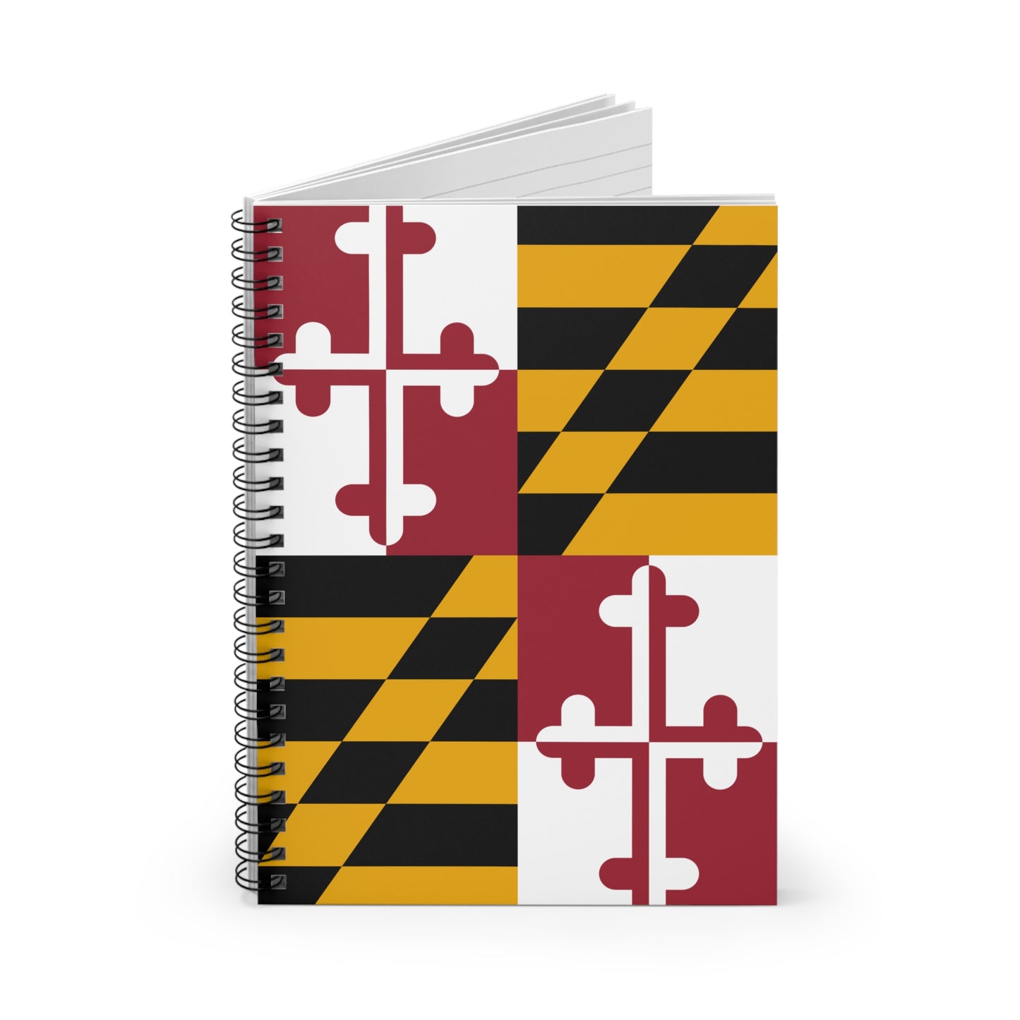 Maryland Flag Spiral Notebook