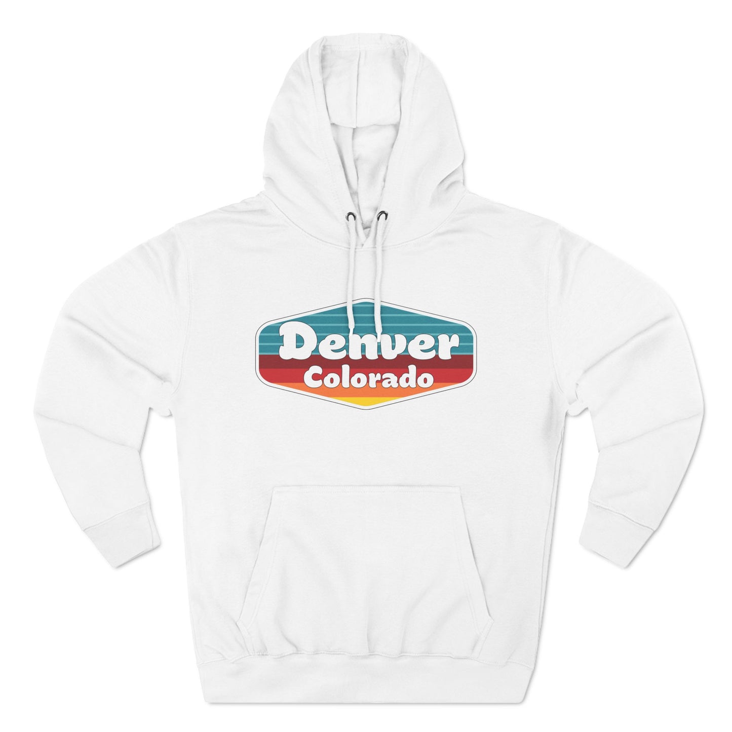 Denver Colorado Sign Fleece Hoodie