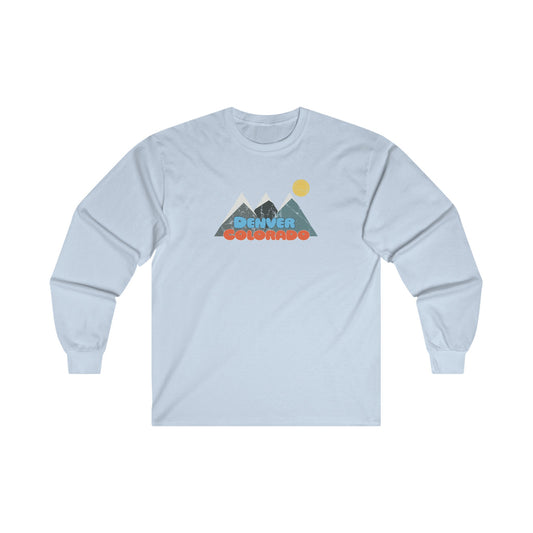 Colorado Peaks Distressed Long Sleeve Tee