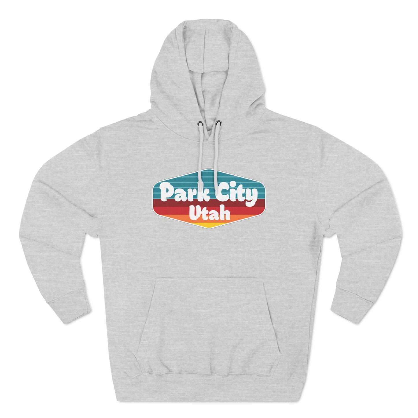 Park City Utah Sign Fleece Hoodie