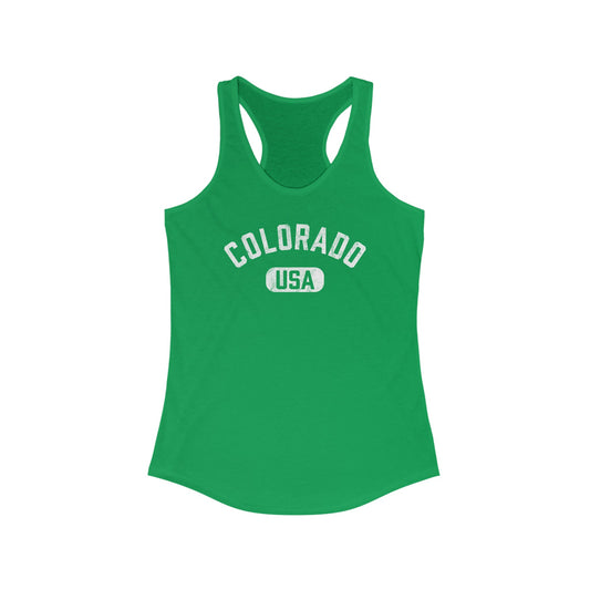 Colorado USA Women's Racerback Tank Top