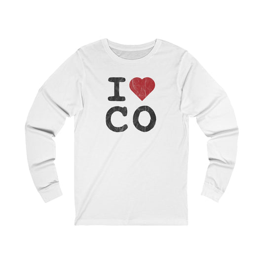 I Heart Colorado Jersey Long Sleeve Tee