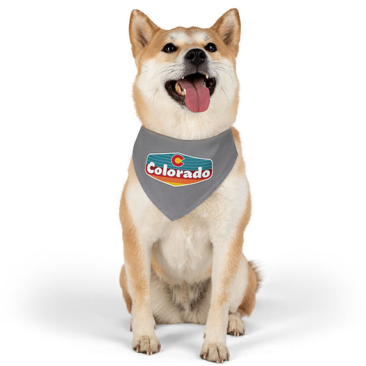 Colorado Sign Pet Bandana Collar