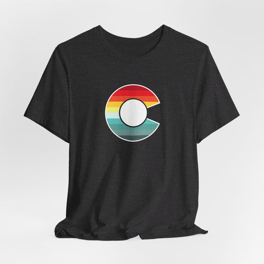 Colorado Flag Sunset C T Shirt