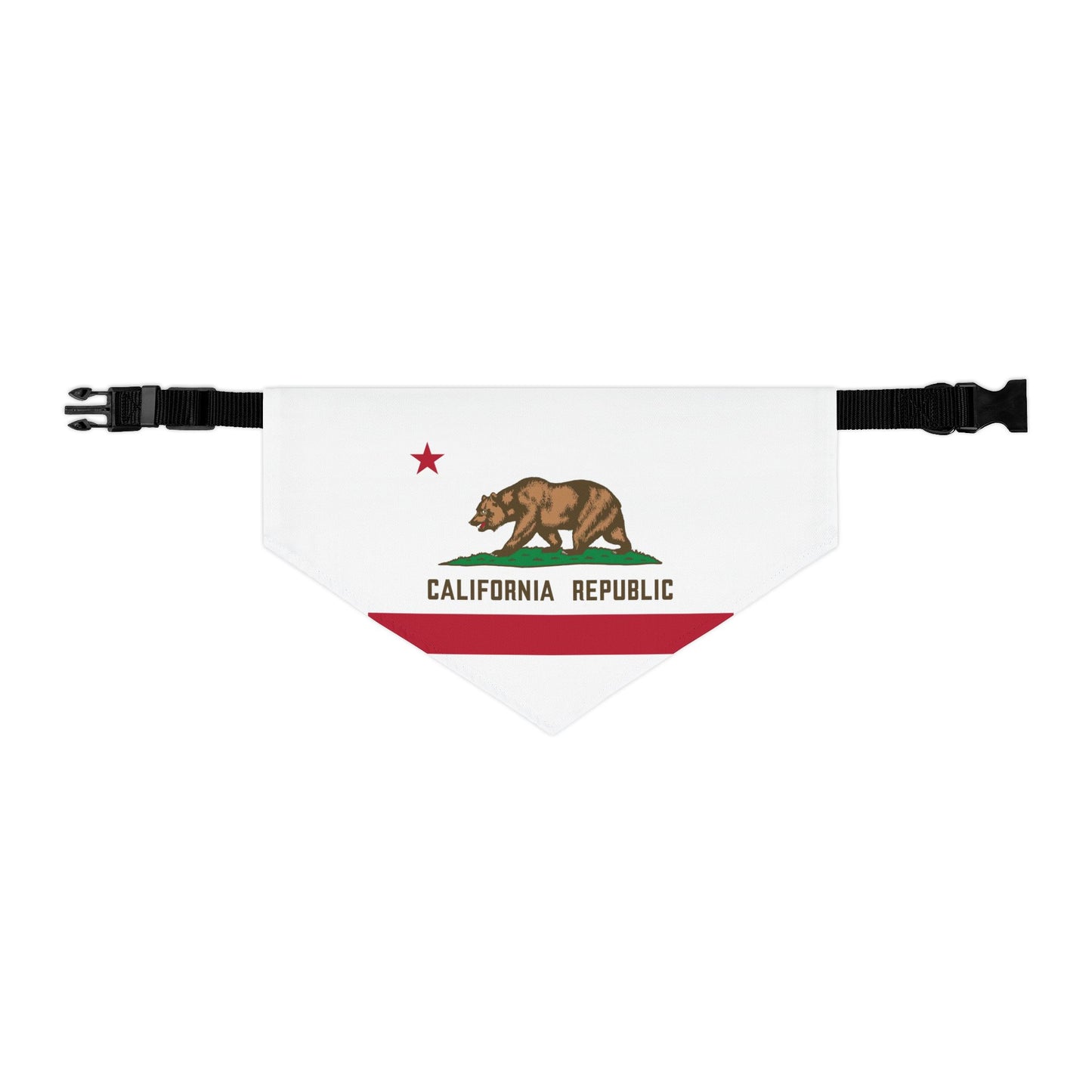 California Flag Pet Bandana Collar