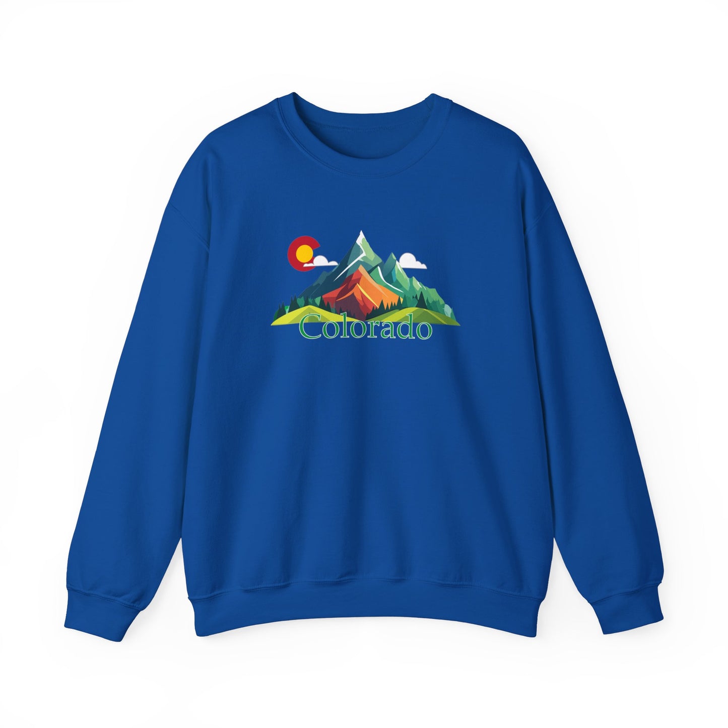 Colorado Summer Mountains Sweatshirt