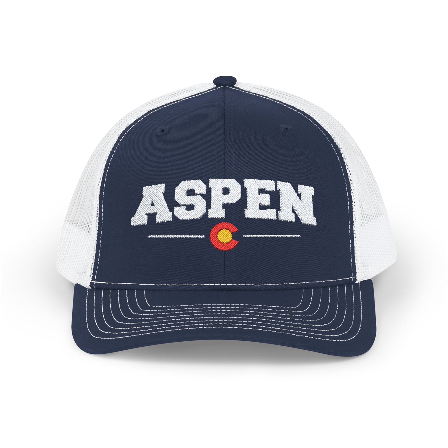 Aspen Colorado Snapback Trucker Hat