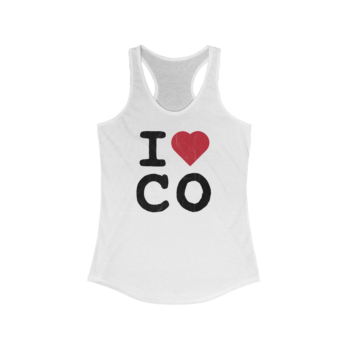 I Heart Colorado Women's Racerback Tank Top